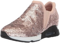 The Fix Women's Luca Slip-on Sequin Jogger Sneaker, Taupe Silver Matte, 9.5 B US