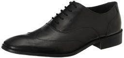 Amazon Brand - Symbol Men's Black Leather Formal Shoes - 7 UK (AZ-WS-113A)