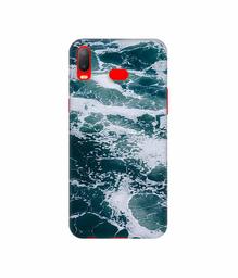 Amazon Brand - Solimo Designer Sea Waves 3D Printed Hard Back Case Mobile Cover for Samsung Galaxy A6s