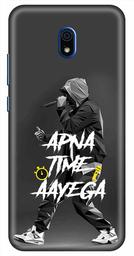 Amazon Brand - Solimo Designer Apna Time Ayega Design 3D Printed Hard Back Case Mobile Cover for Xiaomi Redmi 8A