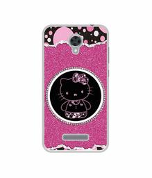 Amazon Brand - Solimo Designer Kitty with Glitter UV Printed Soft Back Case Mobile Cover for Panasonic Eluga i2 Active