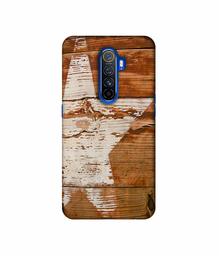 Amazon Brand - Solimo Designer Star Impression On Wood 3D Printed Hard Back Case Mobile Cover for Oppo Reno Ace/Realme X2 Pro