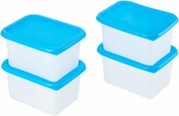 AmazonBasics Set of 4 Freezer Boxes - 4X 0,75 l