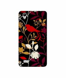 Amazon Brand - Solimo Designer Flower Bunch Pain On Cloth 3D Printed Hard Back Case Mobile Cover for Vivo Y31