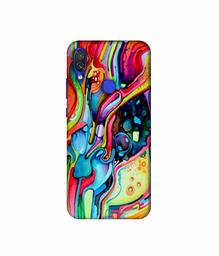 Amazon Brand - Solimo Designer Multicolor Drop 3D Printed Hard Back Case Mobile Cover for Xiaomi Redmi Note 7 Pro