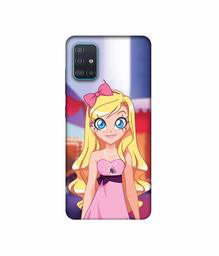 Amazon Brand - Solimo Designer Small Princess Vector 3D Printed Hard Back Case Mobile Cover for Samsung Galaxy A51