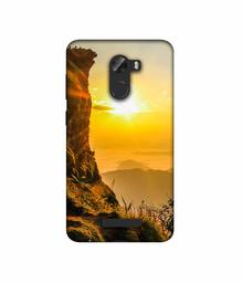 Amazon Brand - Solimo Designer Mountan Side Sun View 3D Printed Hard Back Case Mobile Cover for Gionee A1 Lite