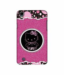 Amazon Brand - Solimo Designer Kitty with Glitter 3D Printed Hard Back Case Mobile Cover for LG X Power