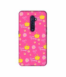 Amazon Brand - Solimo Designer Little Princess Pattern 3D Printed Hard Back Case Mobile Cover for Oppo Reno 2