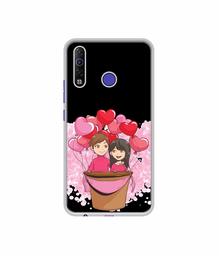 Amazon Brand - Solimo Designer Boy and Girl UV Printed Soft Back Case Mobile Cover for Tecno Camon 12 Air