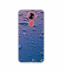 Amazon Brand - Solimo Designer Water Drops UV Printed Soft Back Case Mobile Cover for Comio X1