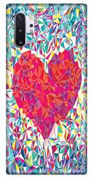 Amazon Brand - Solimo Designer Heart Design 3D Printed Hard Back Case Mobile Cover for Samsung Galaxy Note 10 Plus