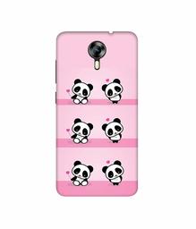 Amazon Brand - Solimo Designer Panda Pattern 3D Printed Hard Back Case Mobile Cover for Micromax Canvas Xpress 2 E313