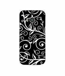 Amazon Brand - Solimo Designer Flower Patterns 3D Printed Hard Back Case Mobile Cover for HTC One M8