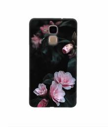 Amazon Brand - Solimo Designer Dark Flowers Photography 3D Printed Hard Back Case Mobile Cover for Huawei Honor 5c