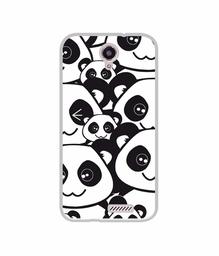 Amazon Brand - Solimo Designer Panda Texture UV Printed Soft Back Case Mobile Cover for Lephone W10