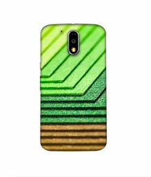 Amazon Brand - Solimo Designer Green Shad Texture 3D Printed Hard Back Case Mobile Cover for Motorola Moto G4 Plus