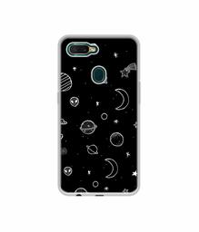 Amazon Brand - Solimo Designer Solar System UV Printed Soft Back Case Mobile Cover for Oppo A7