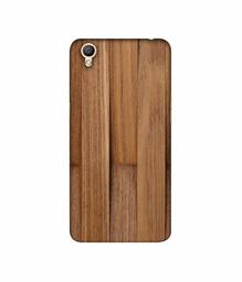 Amazon Brand - Solimo Designer Wooden Art 3D Printed Hard Back Case Mobile Cover for Oppo A37