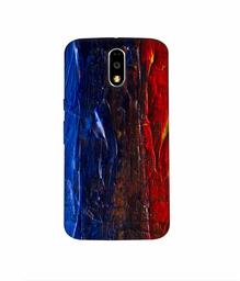 Amazon Brand - Solimo Designer Red Paint On Wall 3D Printed Hard Back Case Mobile Cover for Motorola Moto G4 Plus