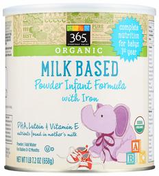 365 Everyday Value, Organic Milk Based Powder Infant Formula, 1 lb