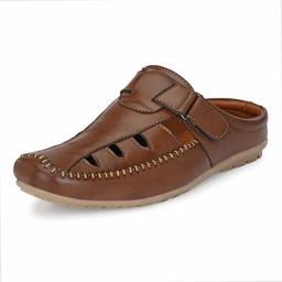 Centrino Men's Brown Fisherman Sandals-8 UK (42 EU) (9 US) (6102-02)