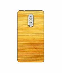 Amazon Brand - Solimo Designer Yellow Brush Texture 3D Printed Hard Back Case Mobile Cover for Lenovo K6 Note