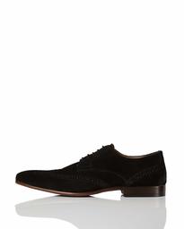 find. Smart Leather Brogues, Noir (Black), 43 EU