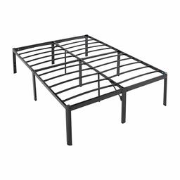 AmazonBasics Heavy Duty Non-Slip Bed Frame with Steel Slats, Easy Assembly - 18