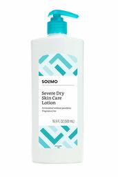 Solimo Severe Dry Skin Care Lotion with Gentle Exfoliation for Sensitive Skin, 16.9 Fluid Ounce