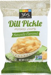 365 Everyday Value, Potato Chips, Dill Pickle, 1.5 oz