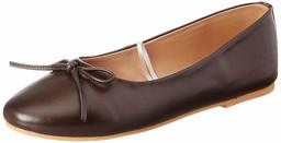 Amazon Brand - Symbol Women's Brown Ballet Flats-7 UK (40 EU) (10 US) (SYM-WS-004)