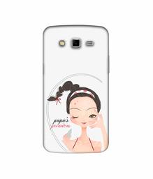 Amazon Brand - Solimo Designer Papa's Princess 3D Printed Hard Back Case Mobile Cover for Samsung Galaxy Grand 2 G7102 / G7105