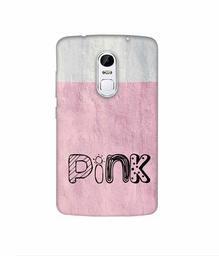 Amazon Brand - Solimo Designer Pink 3D Printed Hard Back Case Mobile Cover for Lenovo Vibe X3