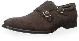 Franklin & Freeman Men's Miller Double Monk Strap, Chocolate, 11.5 M US