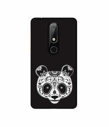 Amazon Brand - Solimo Designer Panda Illustrator 3D Printed Hard Back Case Mobile Cover for Nokia 6.1 Plus