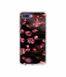 Amazon Brand - Solimo Designer Pink Flowers UV Printed Soft Back Case Mobile Cover for Realme C2