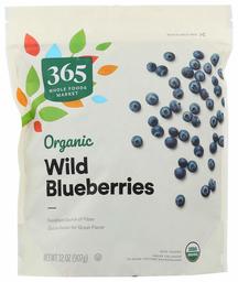 365 by Whole Foods Market, Frozen Organic Wild Blueberries, 32 Ounce