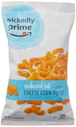 Wickedly Prime Reduced Fat Cheese-Flavored Corn Puffs, 5.5 Ounce