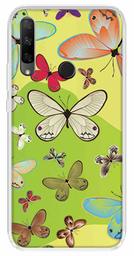 Amazon Brand - Solimo Designer Multicolor Butterfly Art Design Printed Soft Back Case Mobile Cover for Huawei Honor 9X