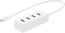 AmazonBasics Adaptateur USB 3.1 Type-C vers hub 4 Ports USB - Blanc