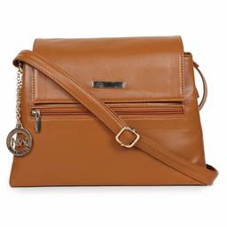 Nia & Nicole Women's Sling Bag (Tan)