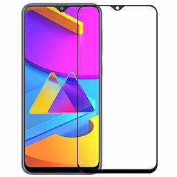 Amazon Brand - Solimo Full Body Tempered Glass for Samsung Galaxy M10s (Black) with Installation kit