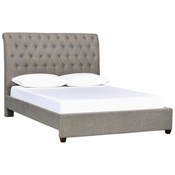 Amazon Brand – Stone & Beam Edgecliff Contemporary Tufted King Bed with Headboard, 81