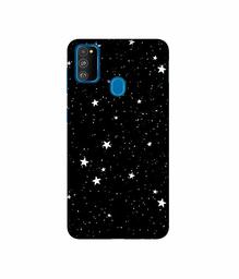 Amazon Brand - Solimo Designer Stars 3D Printed Hard Back Case Mobile Cover for Samsung Galaxy M21 / M30s