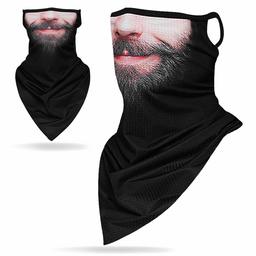 Face Mask Bandanas Neck Gaiter?Taloyone Ear Loops Face Balaclava Non Slip Light Cool Breathable for Sun Wind Dust Bandana Men Women Neck Gaiter Mask Protection Headwear Headband, Pattern 7