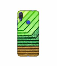 Amazon Brand - Solimo Designer Green Shad Texture 3D Printed Hard Back Case Mobile Cover for Xiaomi Redmi Note 7 Pro