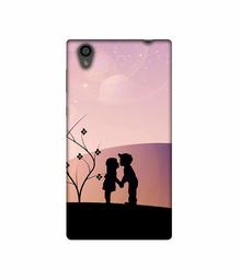 Amazon Brand - Solimo Designer Kiss-ing Couple 3D Printed Hard Back Case Mobile Cover for Sony Xperia L1