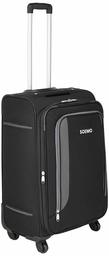 Amazon Brand - Solimo 58 cm Black Softsided Cabin Suitcase with Wheels