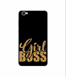 Amazon Brand - Solimo Designer Sparkle Girl Boss 3D Printed Hard Back Case Mobile Cover for Vivo Y55L